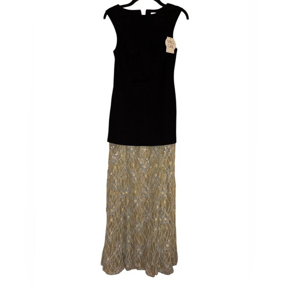 Vrg grl Robbie sequin maxi dress black NWTs - Picture 6 of 13
